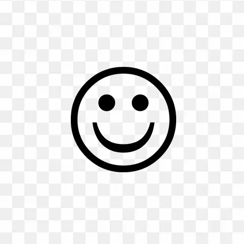 Smiley emoji line art free png